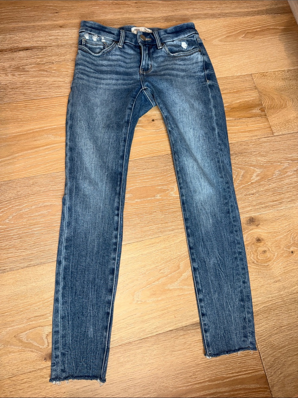BKE Stella Skinny Jeans in Medium Washed Blue
